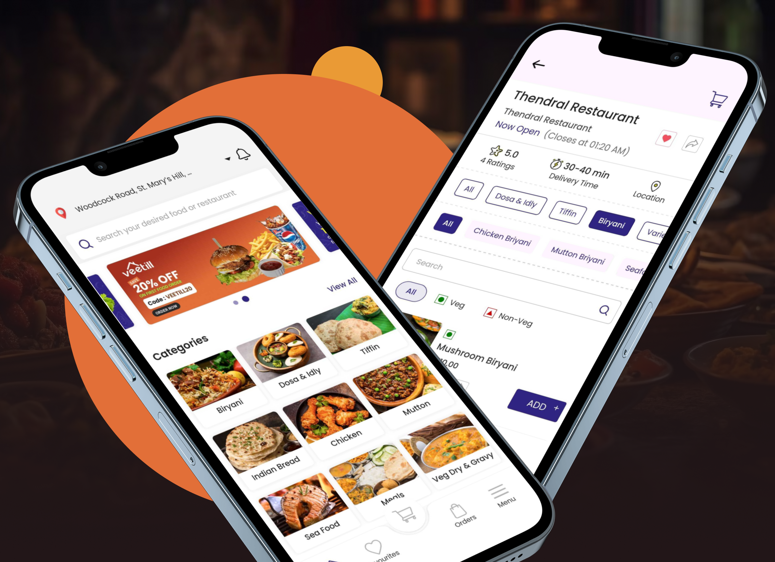 multi vendor food delivery app